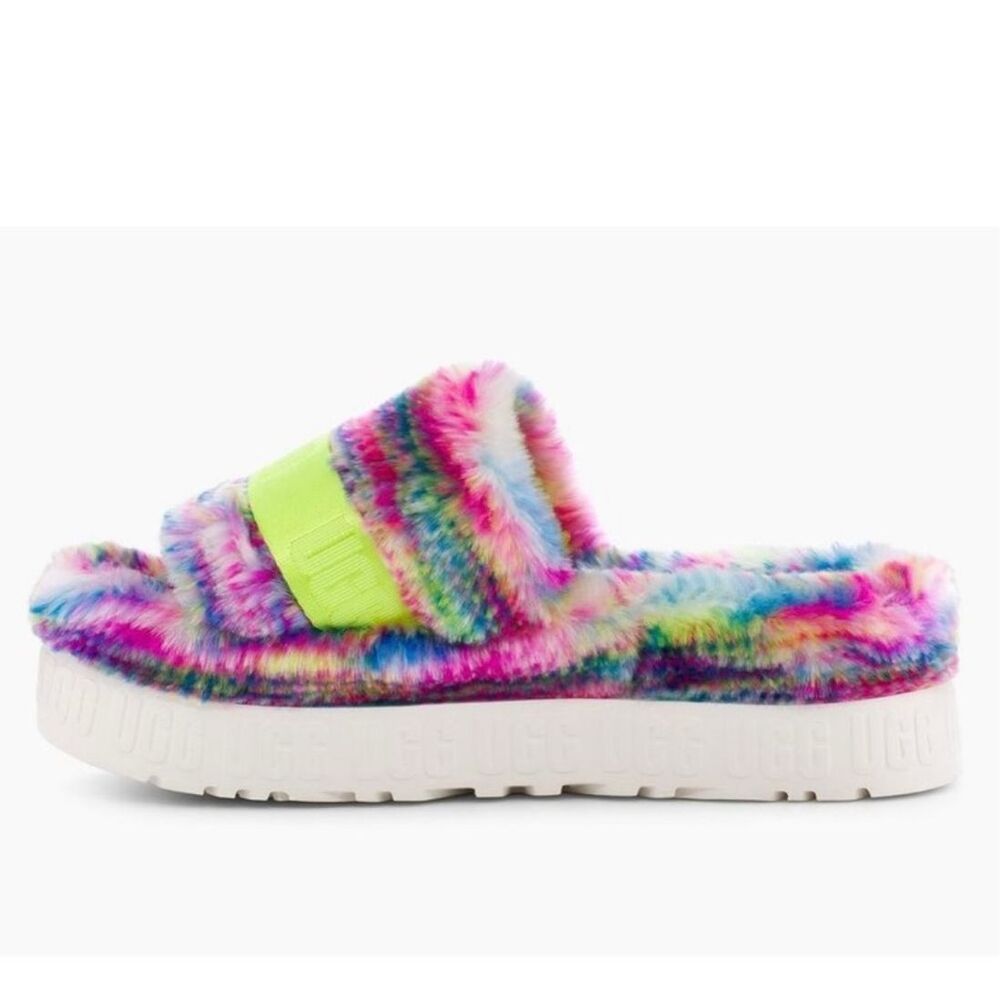 Ugg Fluffita Pixelate  Slides - Picture 2 of 6